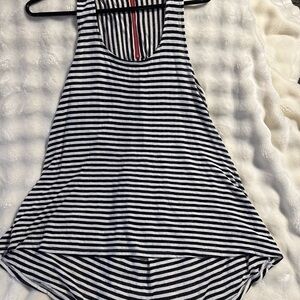 Hem & Thread Navy and White Striped Top